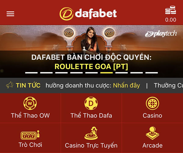 Rút tiền Dafabet