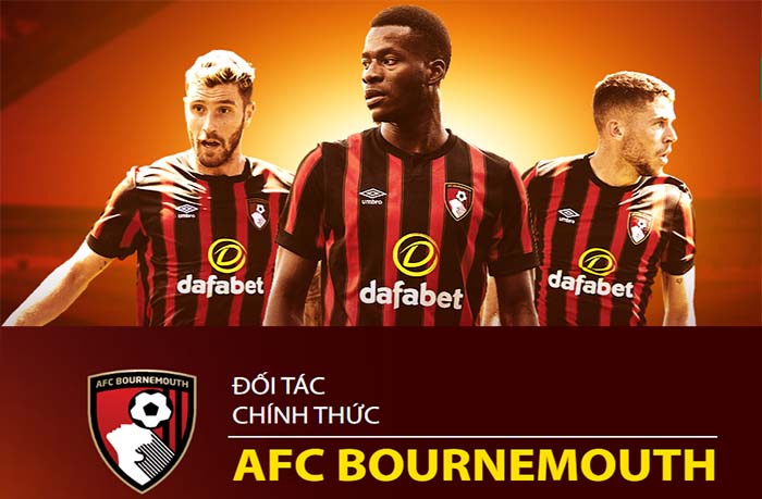 Dafabet hợp tác cùng với AFC Bournemouth