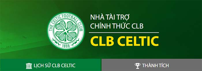 Dafabet tài trợ áo đấu chính thức CLB CELTIC 